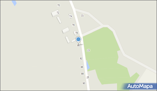 Łopuszno, Żwirowa, 80, mapa Łopuszno