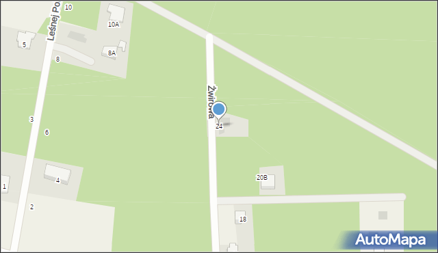 Malcanów, Żwirowa, 24, mapa Malcanów