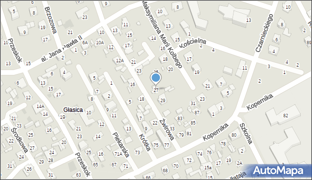 Nowy Dwór Mazowiecki, Żwirowa, 27, mapa Nowy Dwór Mazowiecki