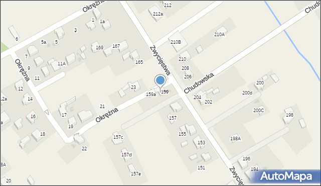 Ornontowice, Zwycięstwa, 161, mapa Ornontowice