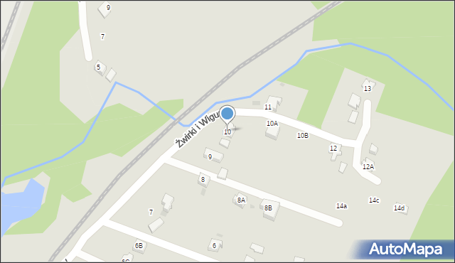 Orzesze, Żwirki i Wigury, 10, mapa Orzesze