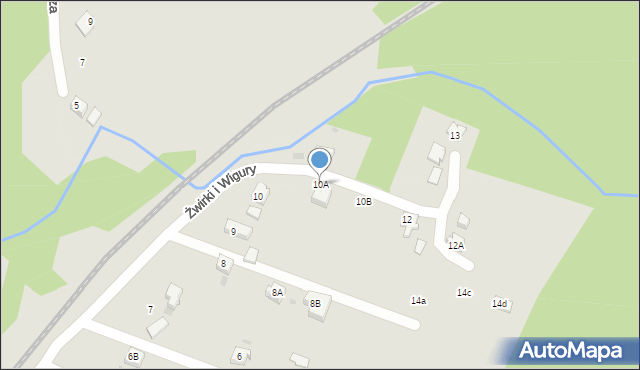 Orzesze, Żwirki i Wigury, 10A, mapa Orzesze