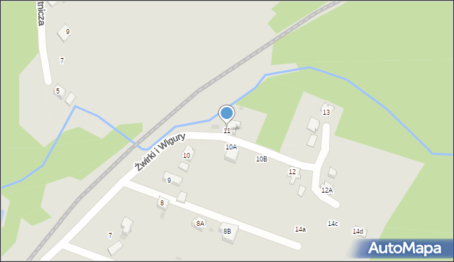 Orzesze, Żwirki i Wigury, 11, mapa Orzesze