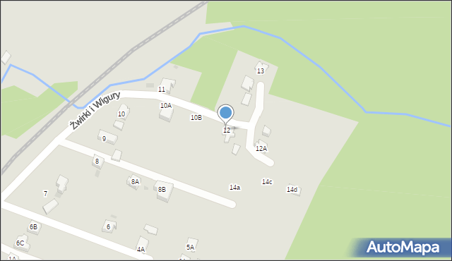 Orzesze, Żwirki i Wigury, 12, mapa Orzesze