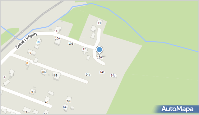 Orzesze, Żwirki i Wigury, 12A, mapa Orzesze