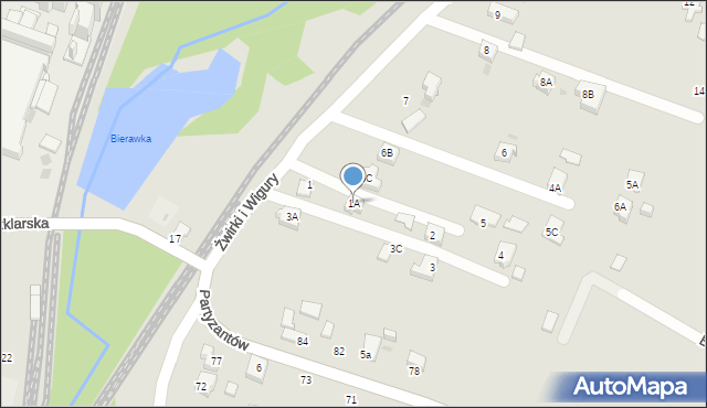 Orzesze, Żwirki i Wigury, 1A, mapa Orzesze