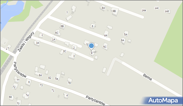 Orzesze, Żwirki i Wigury, 4, mapa Orzesze