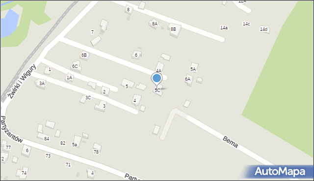 Orzesze, Żwirki i Wigury, 5C, mapa Orzesze