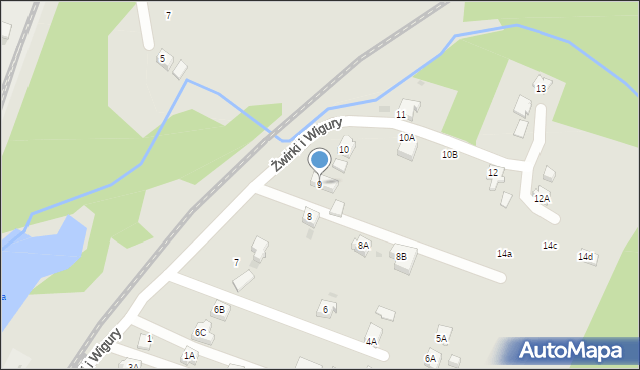 Orzesze, Żwirki i Wigury, 9, mapa Orzesze