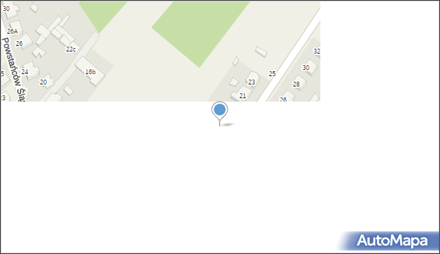 Panki, Zwierzyniecka, 17, mapa Panki