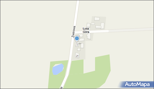 Pawonków, Żwirowa, 1, mapa Pawonków