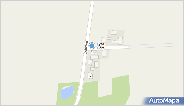 Pawonków, Żwirowa, 2, mapa Pawonków