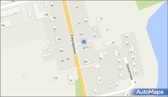 Piecki, Zwycięstwa, 39, mapa Piecki