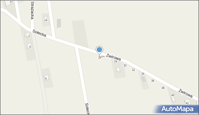 Pietrzykowice, Żwirowa, 24, mapa Pietrzykowice