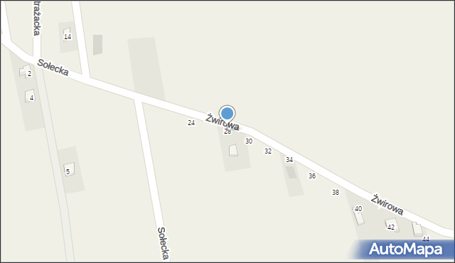 Pietrzykowice, Żwirowa, 28, mapa Pietrzykowice