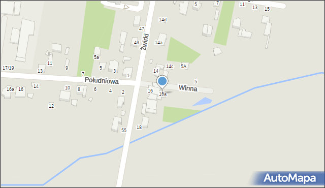 Piotrków Trybunalski, Żwirki Franciszka, kpt. pil., 16a, mapa Piotrków Trybunalski