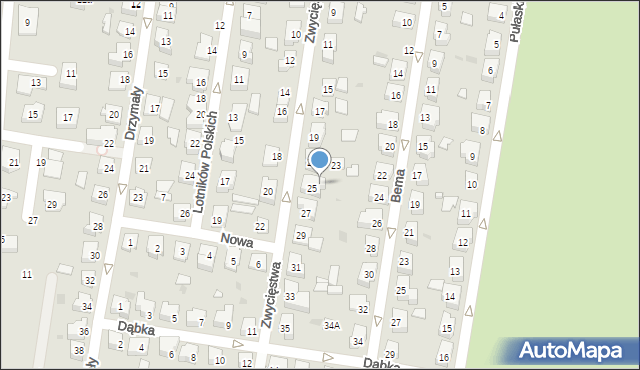 Pruszcz Gdański, Zwycięstwa, 25a, mapa Pruszcz Gdański