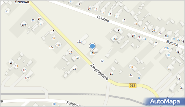 Psary, Zwycięstwa, 12b, mapa Psary