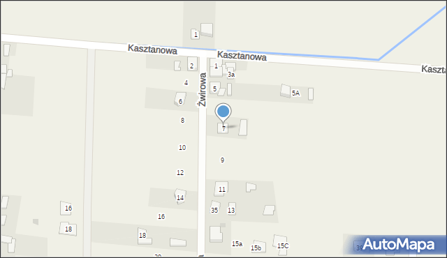 Radłów, Żwirowa, 7, mapa Radłów