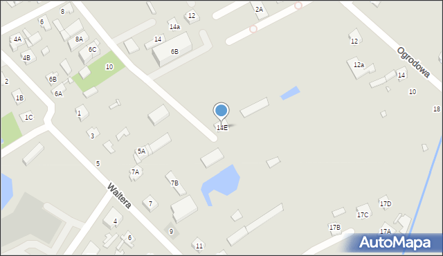 Radzymin, Zwycięska, 14E, mapa Radzymin