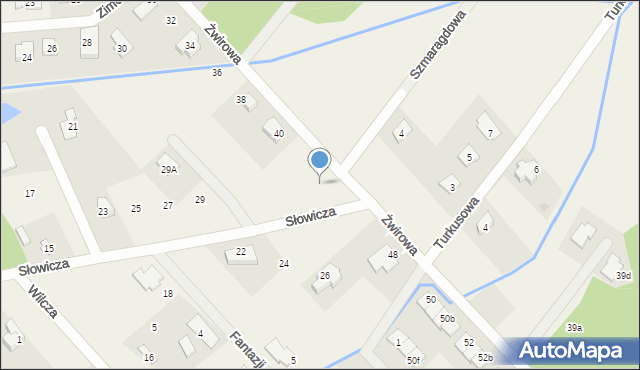 Rusiec, Żwirowa, 44, mapa Rusiec