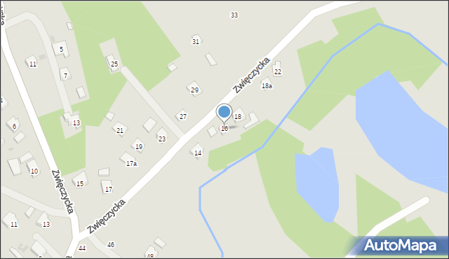 Rzeszów, Zwięczycka, 16, mapa Rzeszów