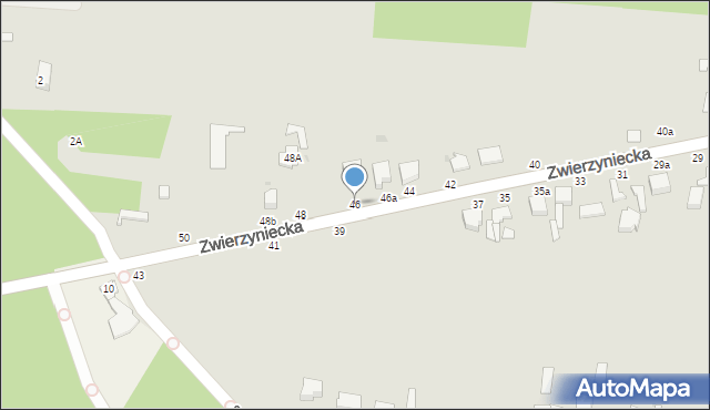 Skierniewice, Zwierzyniecka, 46, mapa Skierniewic