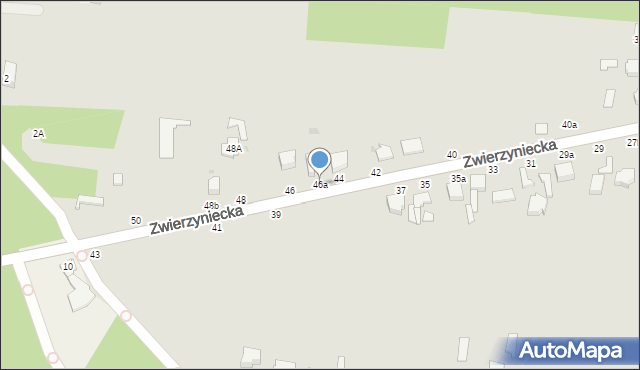 Skierniewice, Zwierzyniecka, 46a, mapa Skierniewic