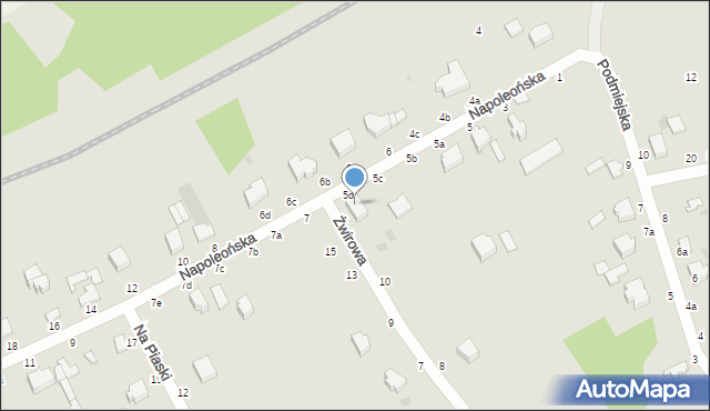 Skierniewice, Żwirowa, 12, mapa Skierniewic