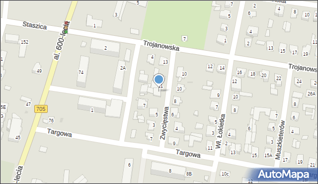 Sochaczew, Zwycięstwa, 9, mapa Sochaczew