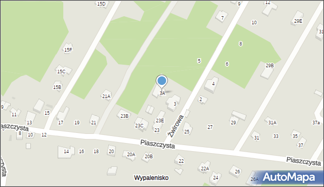 Sochaczew, Żwirowa, 3A, mapa Sochaczew