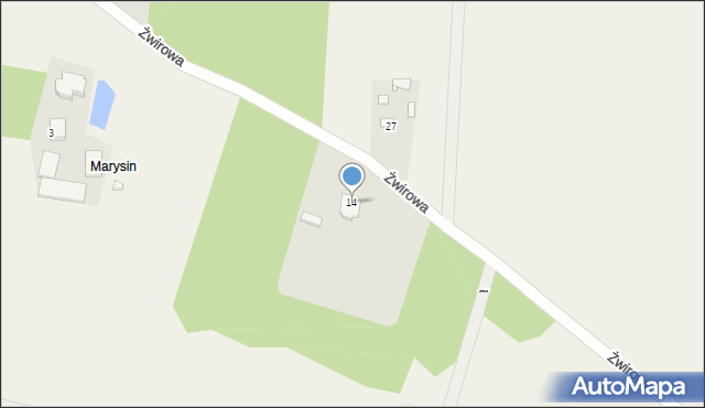 Stefanówka, Żwirowa, 14, mapa Stefanówka
