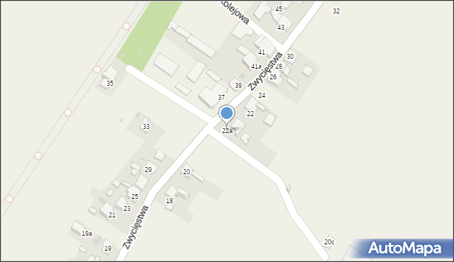 Sukowice, Zwycięstwa, 22a, mapa Sukowice