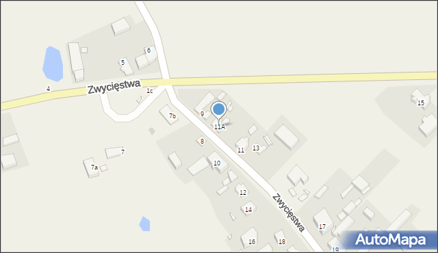 Suliszewo, Zwycięstwa, 11A, mapa Suliszewo