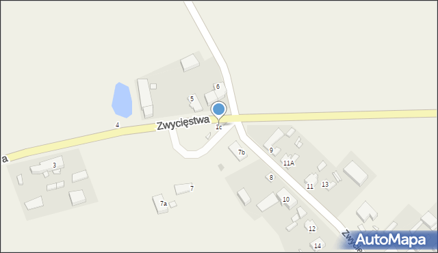 Suliszewo, Zwycięstwa, 1c, mapa Suliszewo