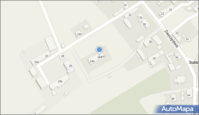 Suliszewo, Zwycięstwa, 24A, mapa Suliszewo