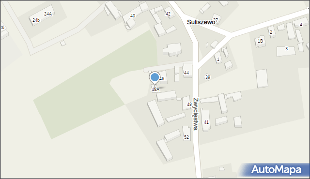 Suliszewo, Zwycięstwa, 48A, mapa Suliszewo