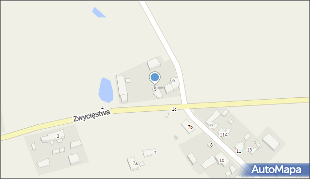 Suliszewo, Zwycięstwa, 5, mapa Suliszewo