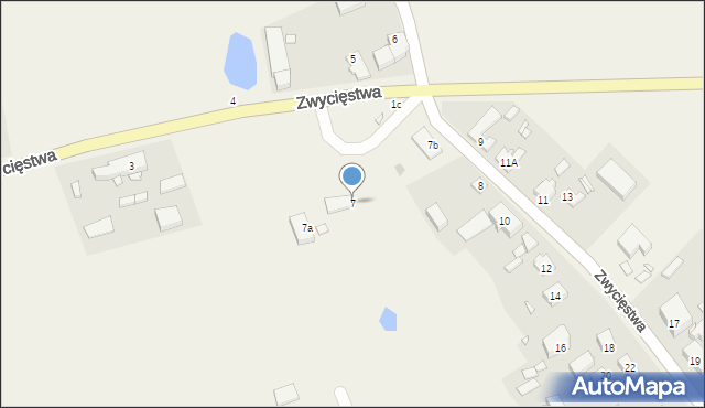 Suliszewo, Zwycięstwa, 7, mapa Suliszewo