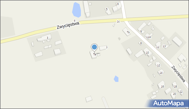 Suliszewo, Zwycięstwa, 7a, mapa Suliszewo