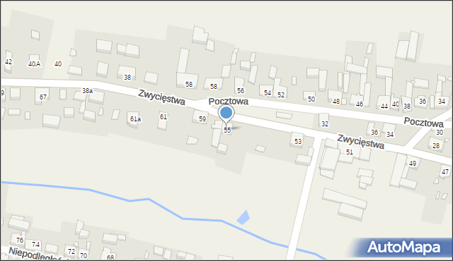Tarnówka, Zwycięstwa, 55, mapa Tarnówka