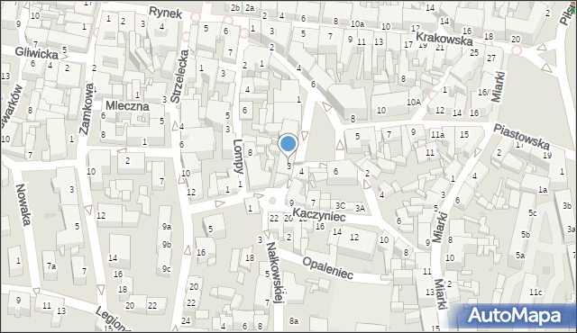 Tarnowskie Góry, Żwirki i Wigury, 3, mapa Tarnowskie Góry