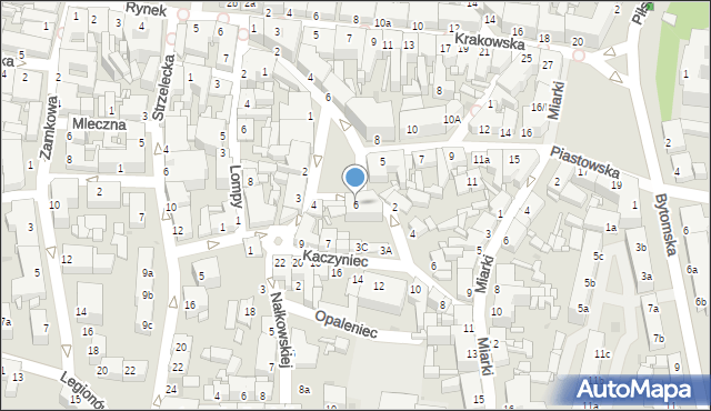 Tarnowskie Góry, Żwirki i Wigury, 6, mapa Tarnowskie Góry