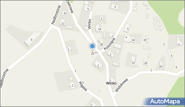 Wicko, Żwirowa, 2a, mapa Wicko
