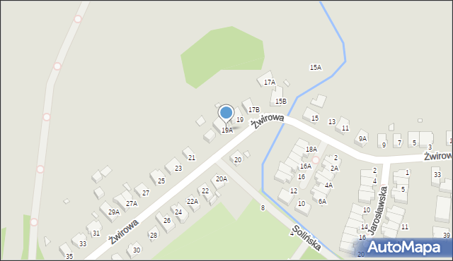 Wrocław, Żwirowa, 19A, mapa Wrocławia