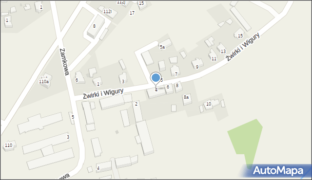 Zbrosławice, Żwirki i Wigury, 4, mapa Zbrosławice
