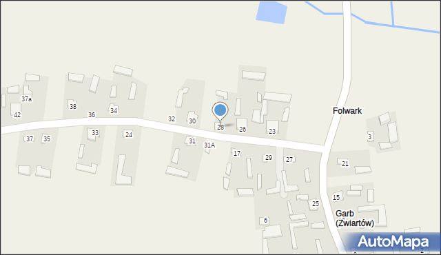 Zwiartów, Zwiartów, 28, mapa Zwiartów