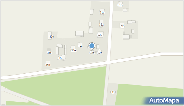 Zwierzchów, Zwierzchów, 32d, mapa Zwierzchów