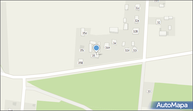 Zwierzchów, Zwierzchów, 35a, mapa Zwierzchów