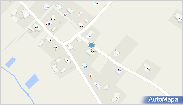 Zwierzewo, Zwierzewo, 10C, mapa Zwierzewo